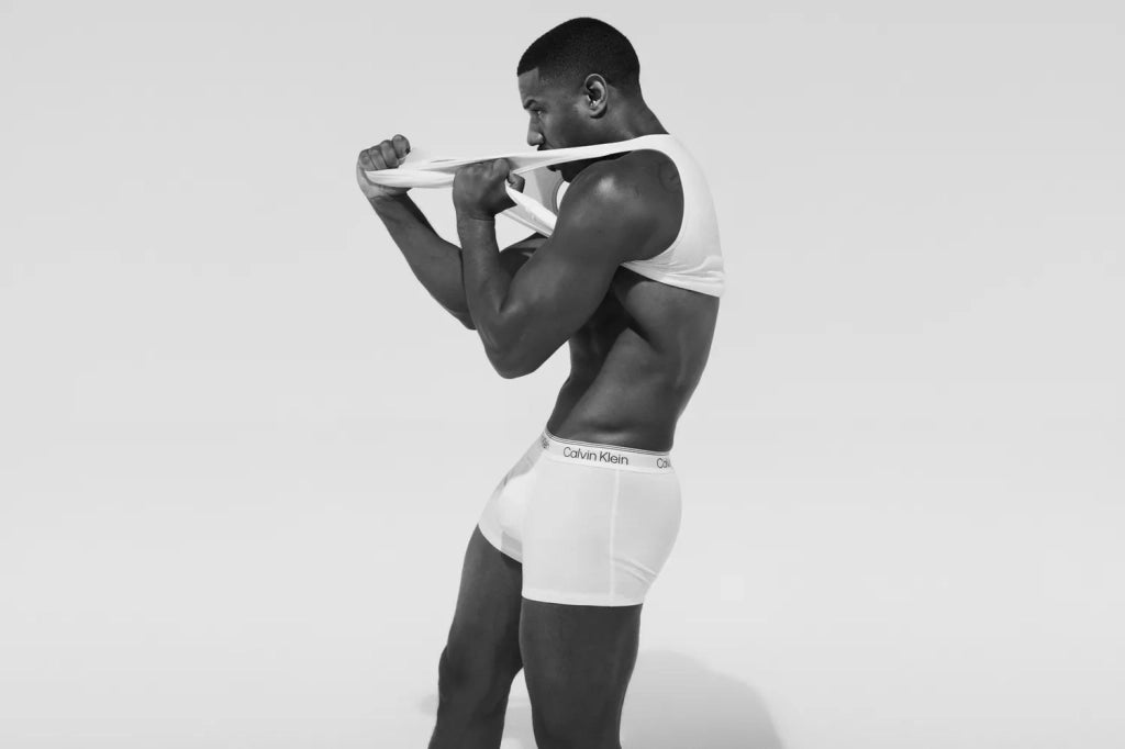 <b>Michael B. Jordan strips down to his underwear! </b>