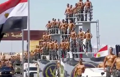<b>Egypt’s Homophobic President has Sexy Police Cadets Stripping Down for Him Yet Again?!</b>