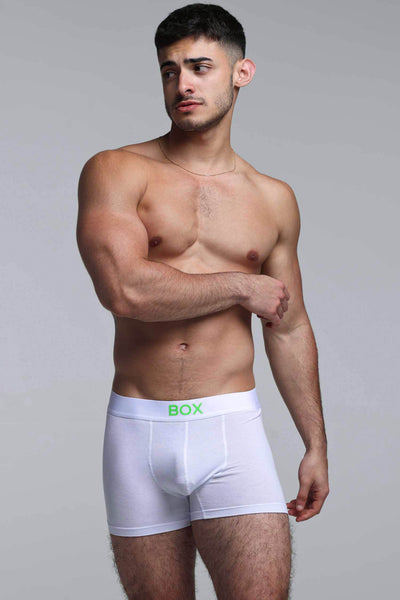 Colour Pop Boxers - White & Green - boxmenswear - {{variant_title}}