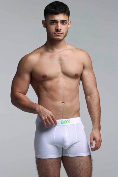 Colour Pop Boxers - White & Green - boxmenswear - {{variant_title}}