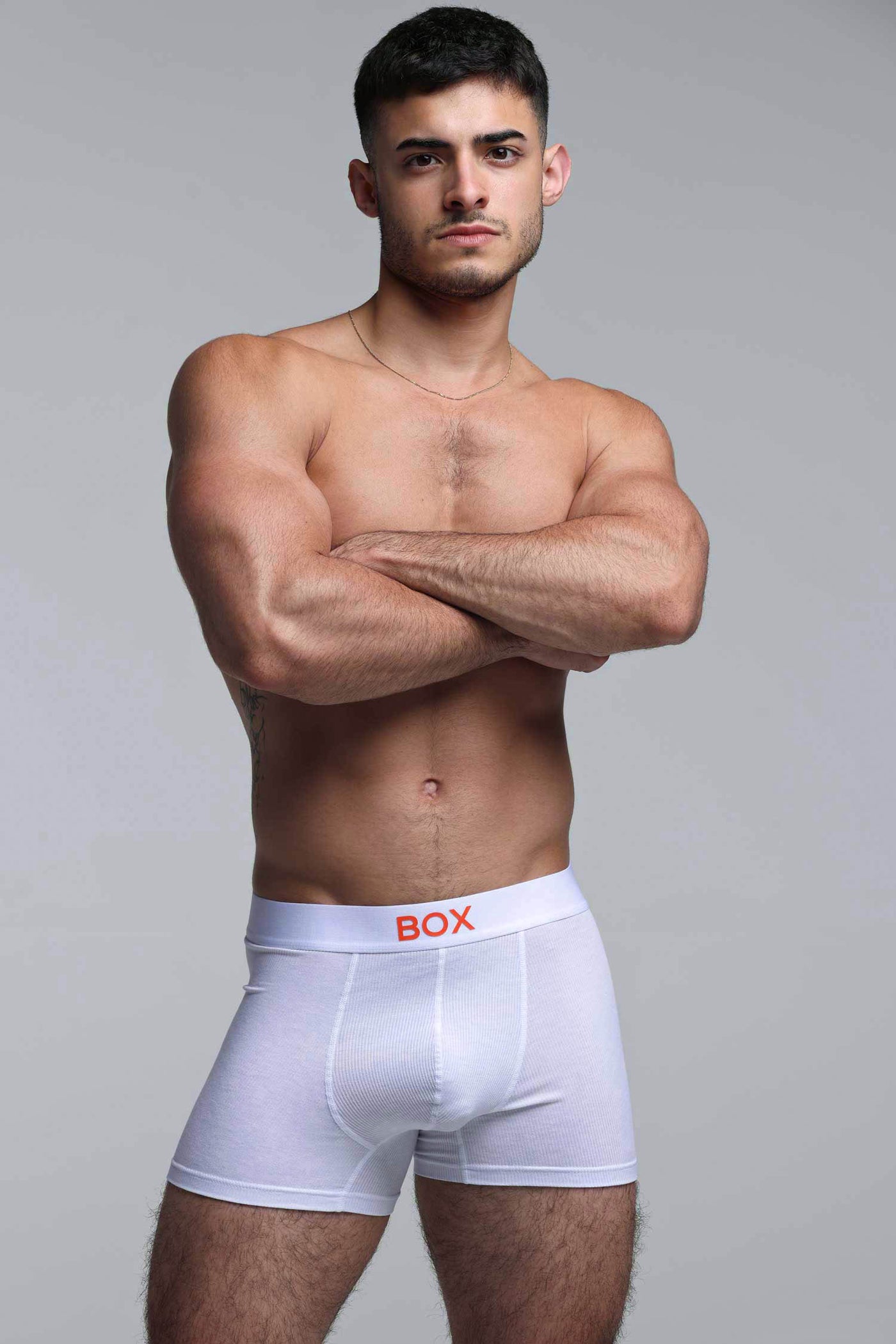 Colour Pop Boxers - White & Orange - boxmenswear - {{variant_title}}