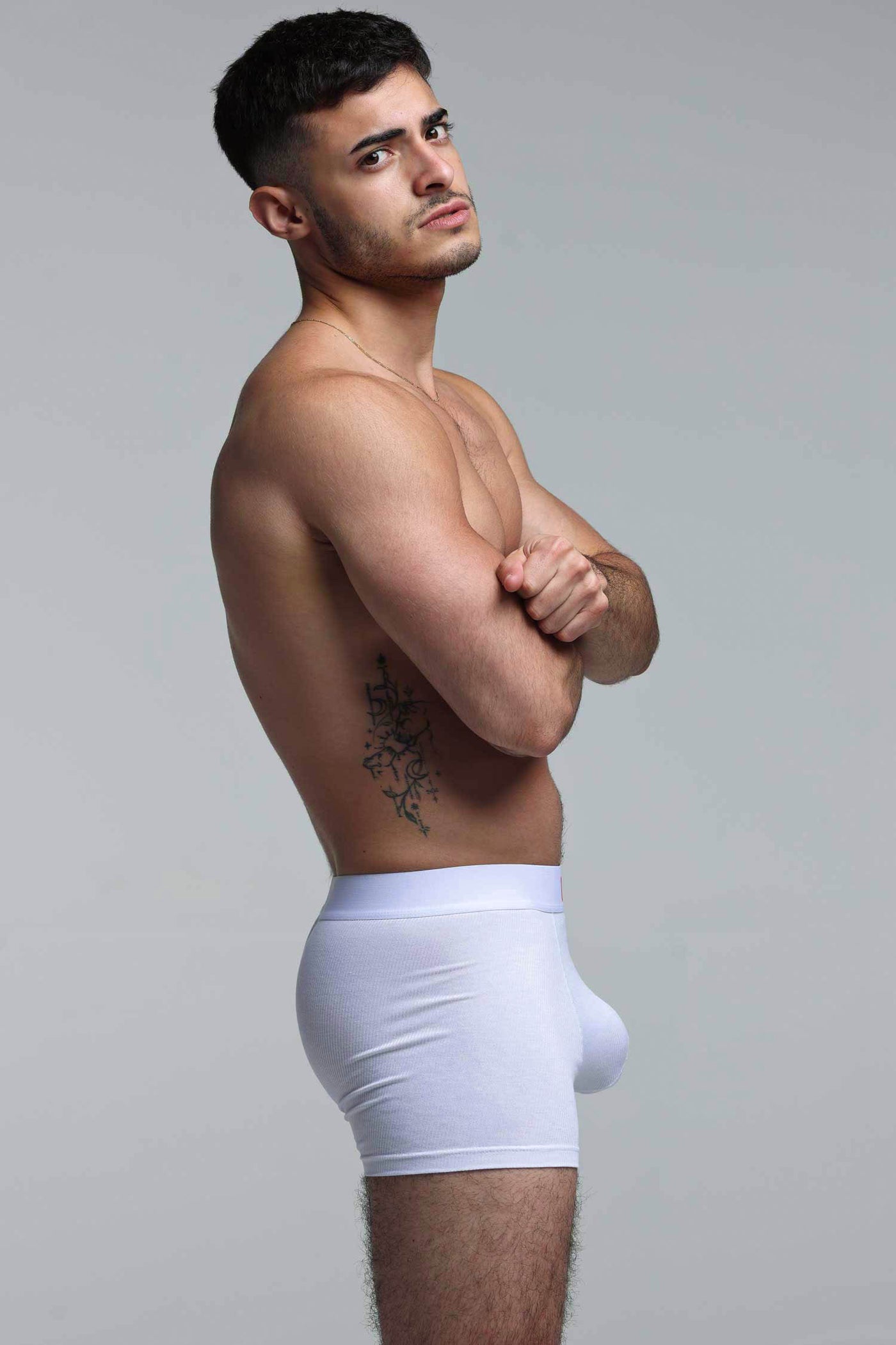 Colour Pop Boxers - White & Orange - boxmenswear - {{variant_title}}