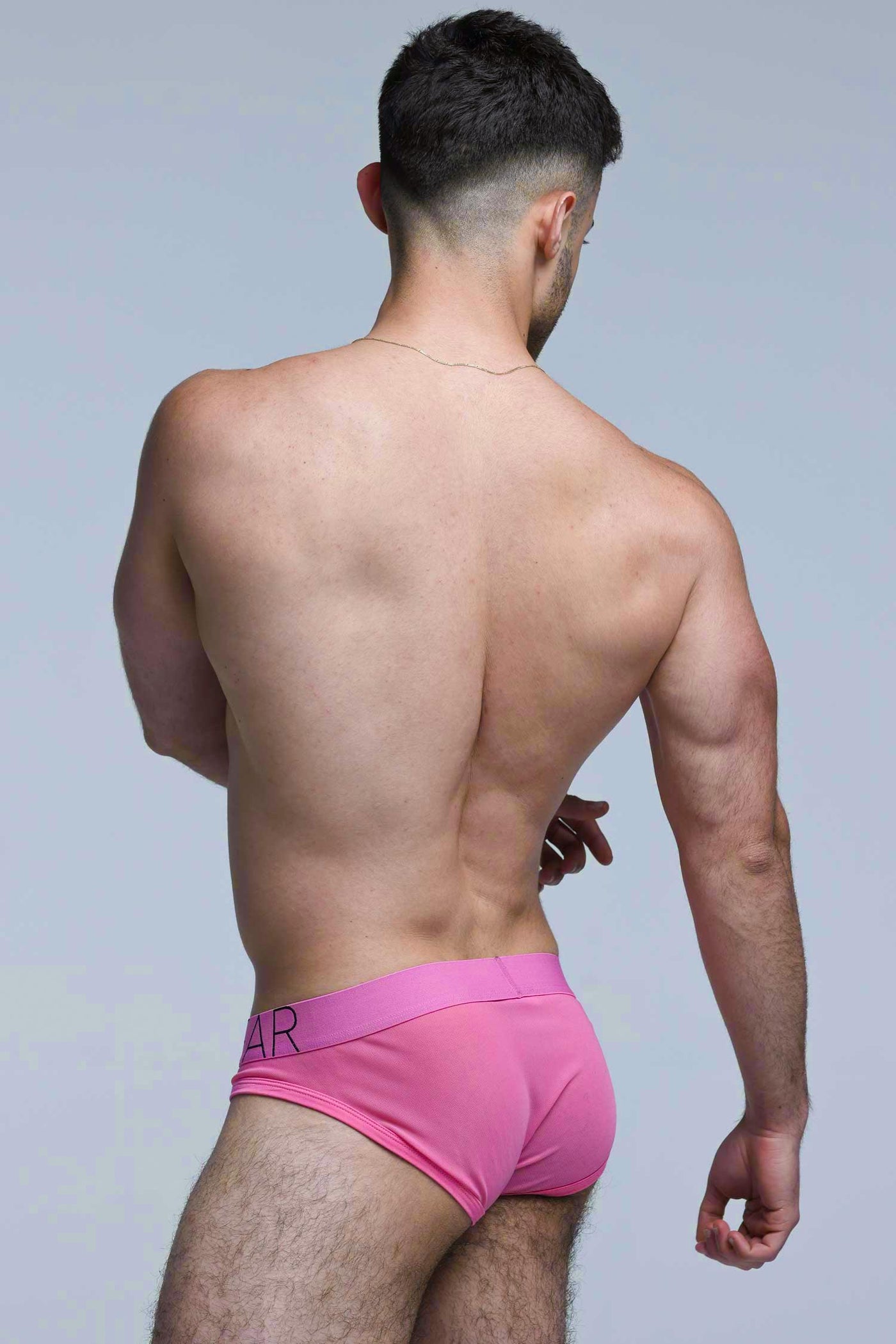 All Over Mesh Briefs - Boyfriend Pink - boxmenswear - {{variant_title}}