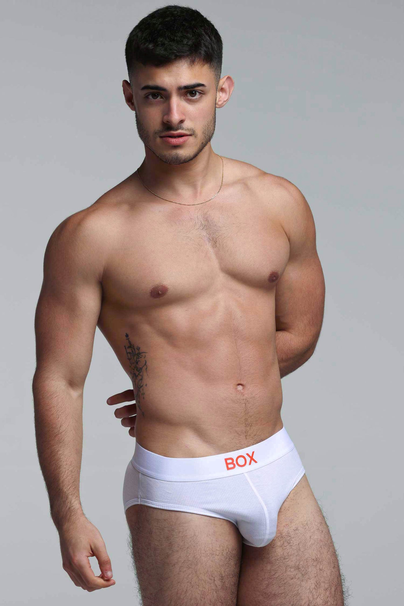 Colour Pop Briefs - White & Orange - boxmenswear - {{variant_title}}