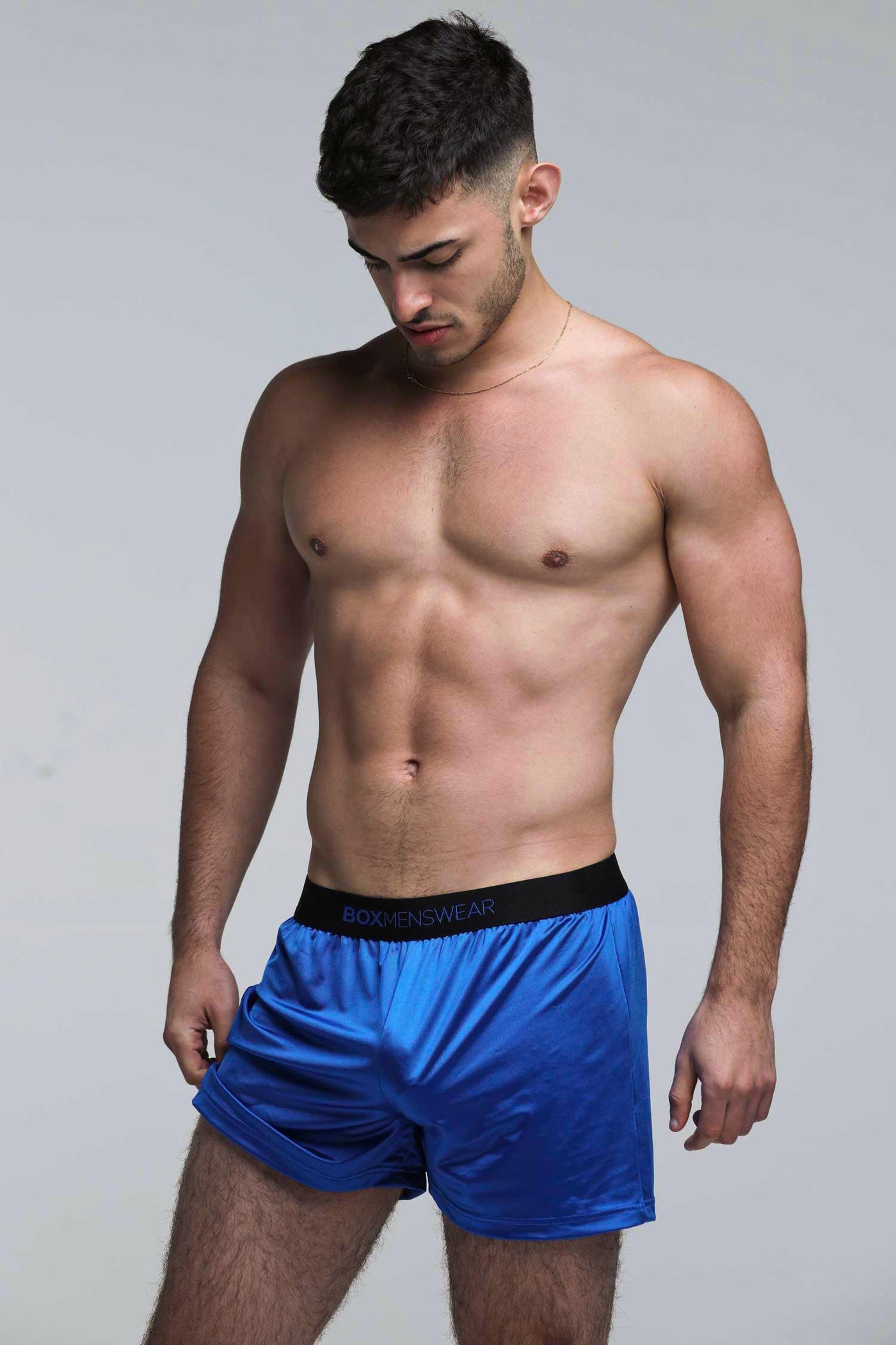 Satin Boxers - Midnight Navy - boxmenswear - {{variant_title}}