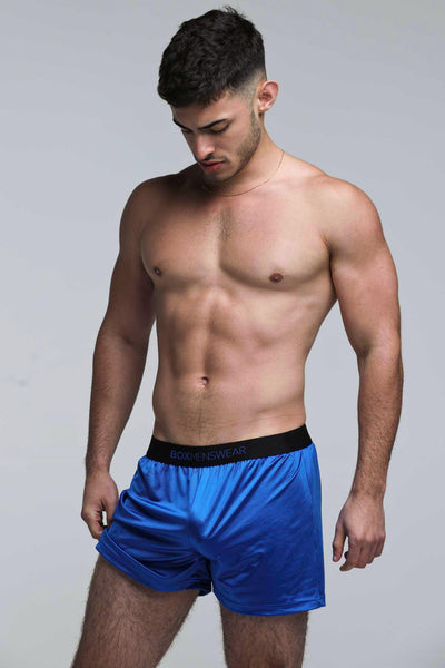 Satin Boxers - Midnight Navy - boxmenswear - {{variant_title}}