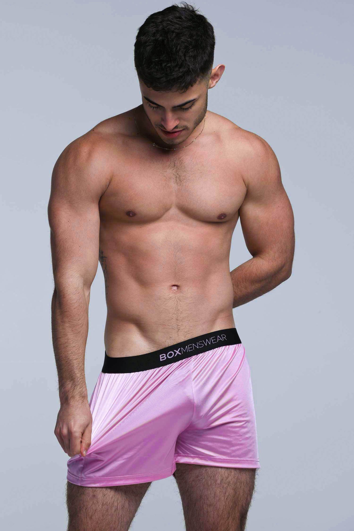 Satin Boxers - Pink Tease - boxmenswear - {{variant_title}}
