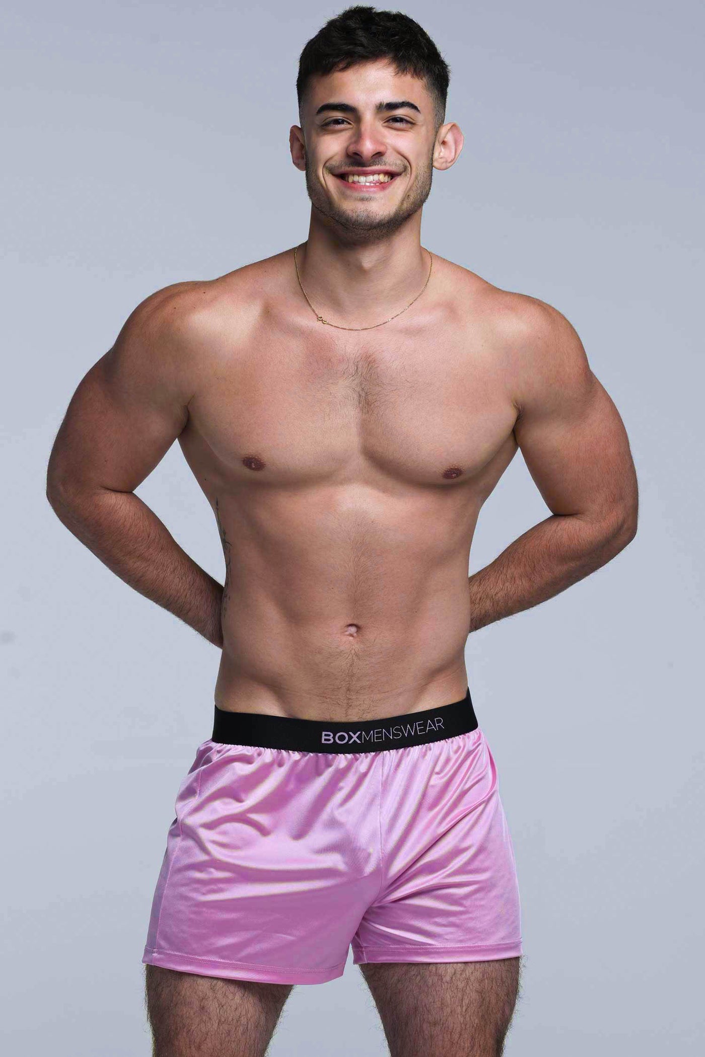 Satin Boxers - Pink Tease - boxmenswear - {{variant_title}}