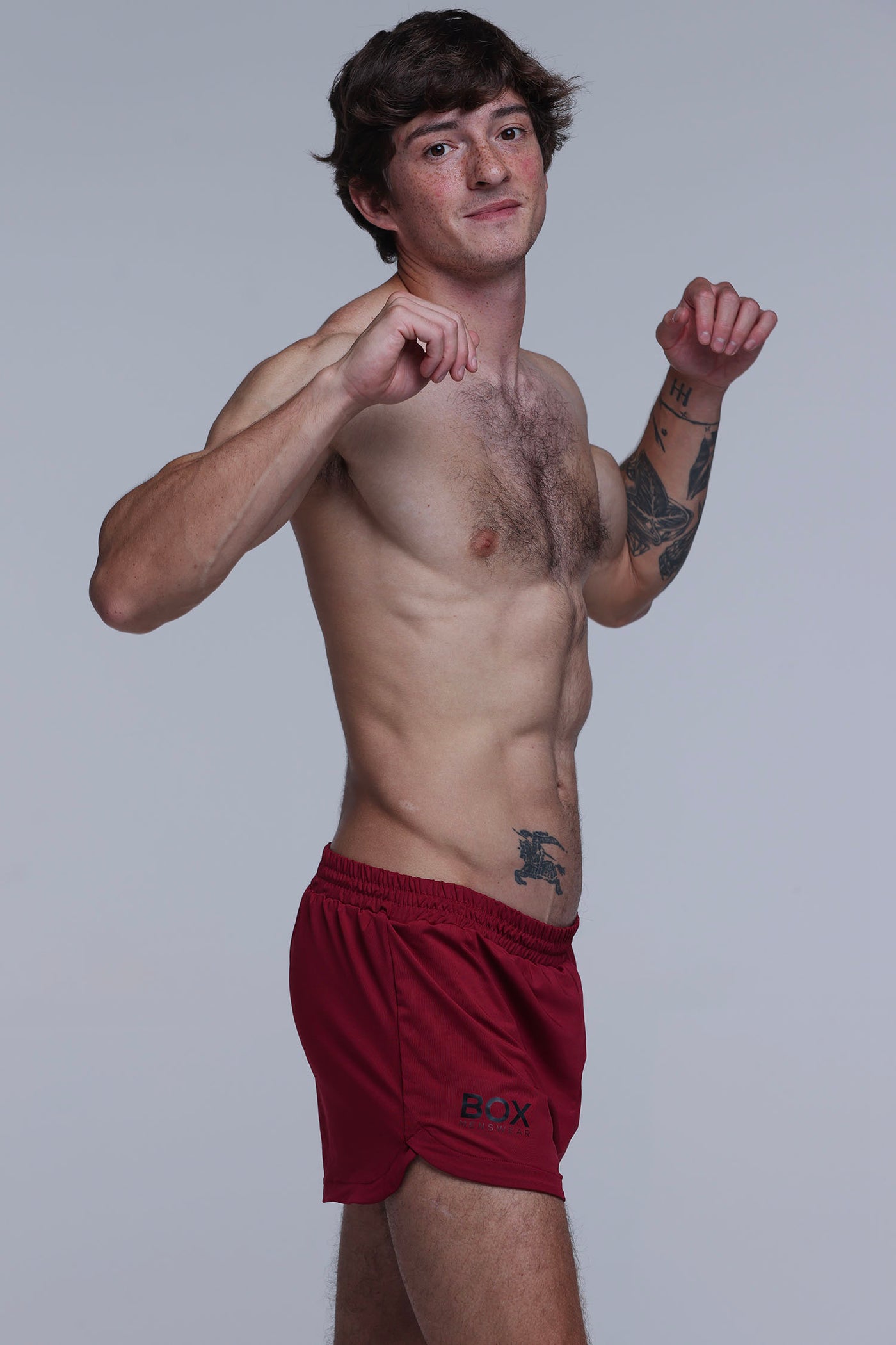 Compound Jock Shorts - Maroon - boxmenswear - {{variant_title}}
