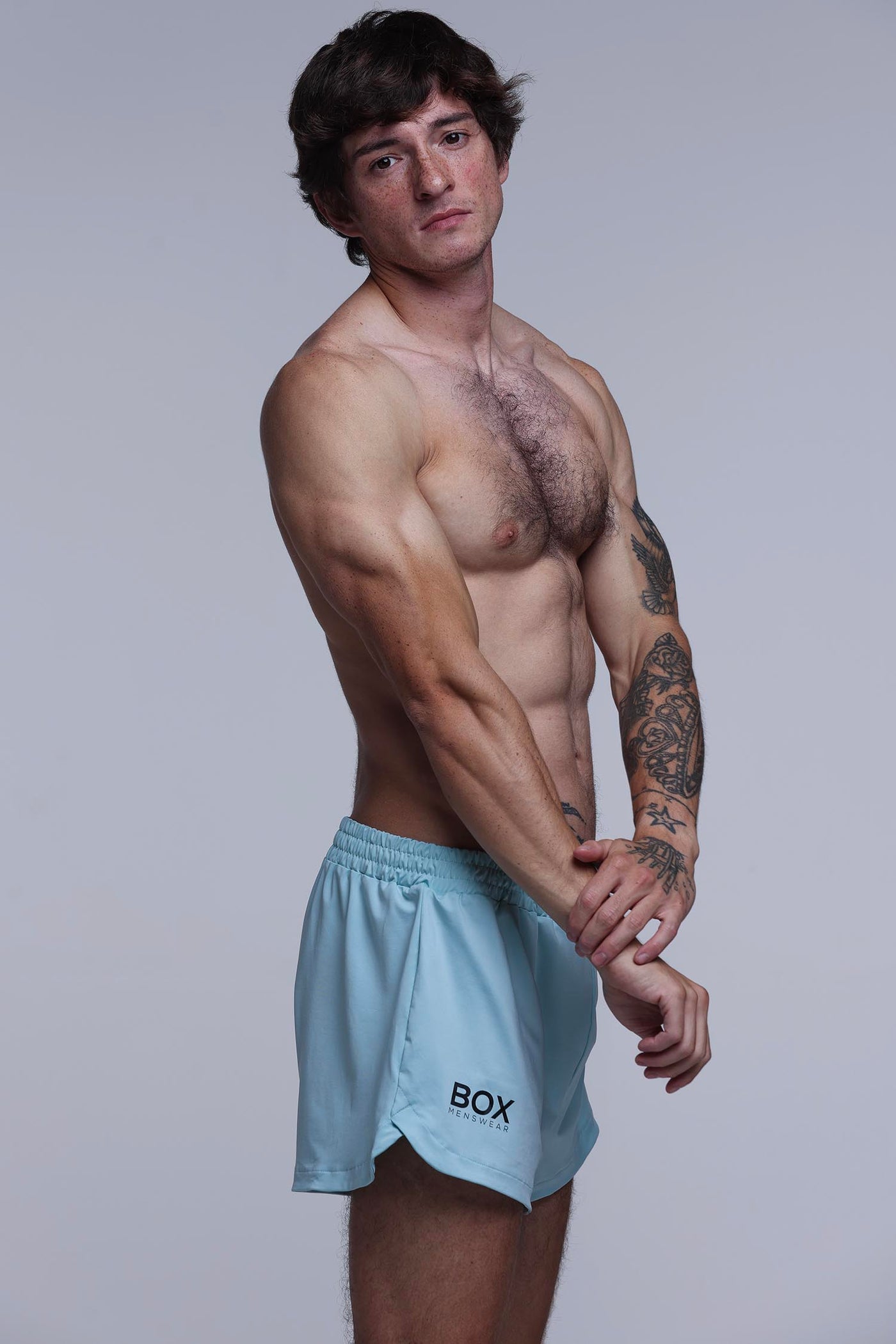 Compound Jock Shorts - Aqua - boxmenswear - {{variant_title}}