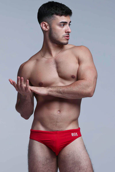 Swimming Trunks - Lifeguard Red - boxmenswear - {{variant_title}}