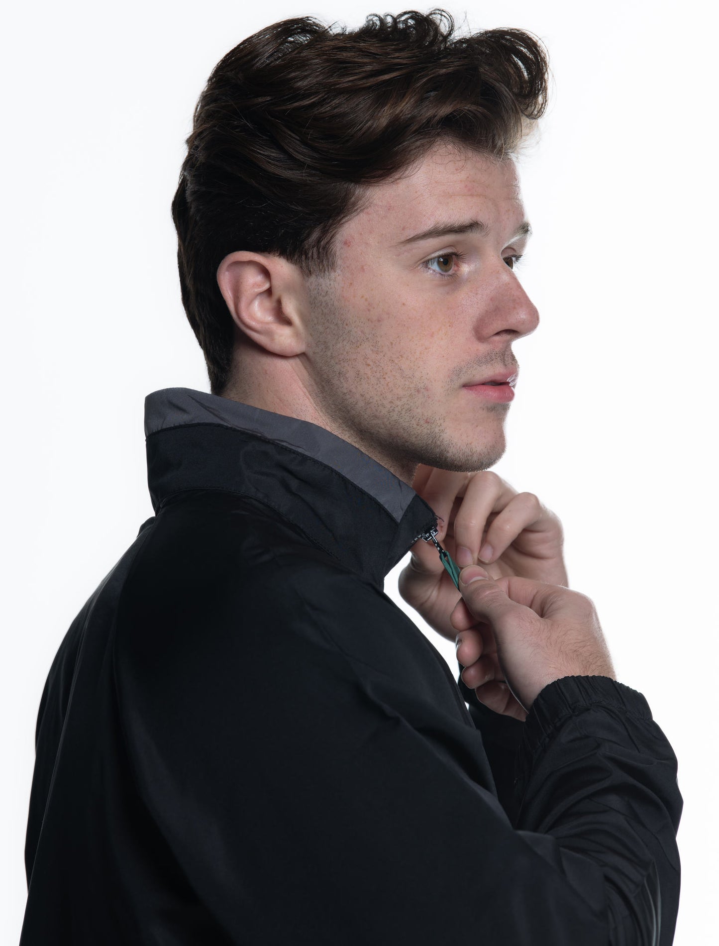 Mens Windbreaker Jacket - Black - boxmenswear - {{variant_title}}