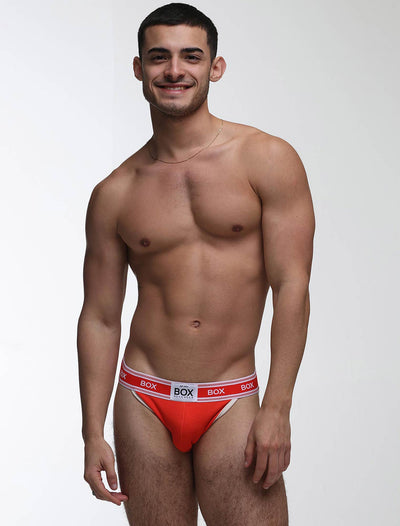 '90s Knit Jockstrap - Racer Red - boxmenswear - {{variant_title}}