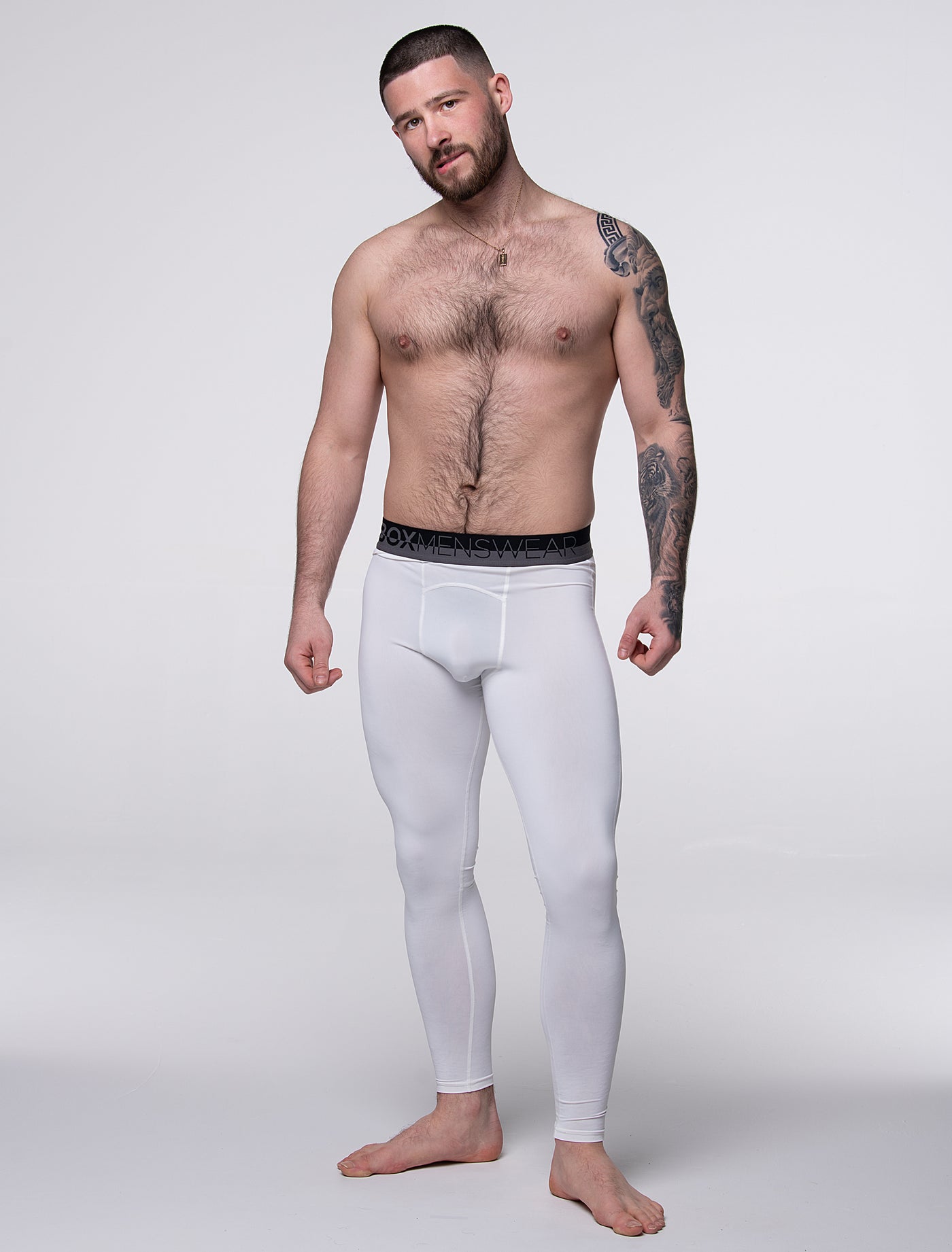 Compression Leggings 2.0 - White - boxmenswear - {{variant_title}}