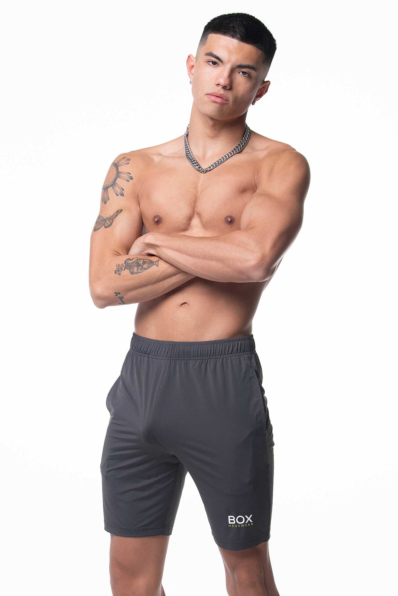 Pro Release: Sports Shorts - Grey - boxmenswear - {{variant_title}}