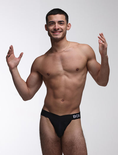 V-Shape Jockstrap - Hard Black - boxmenswear - {{variant_title}}