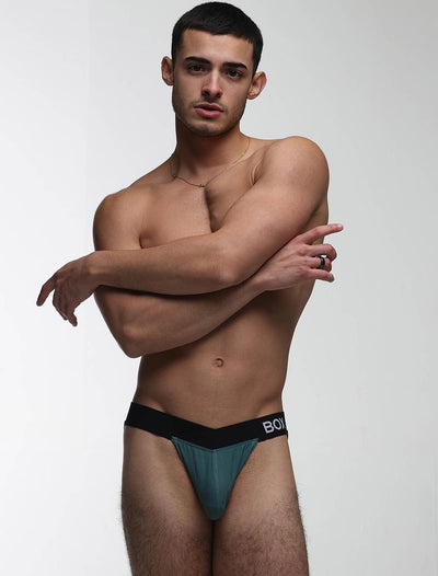 V-Shape Briefs - Soft Teal - boxmenswear - {{variant_title}}