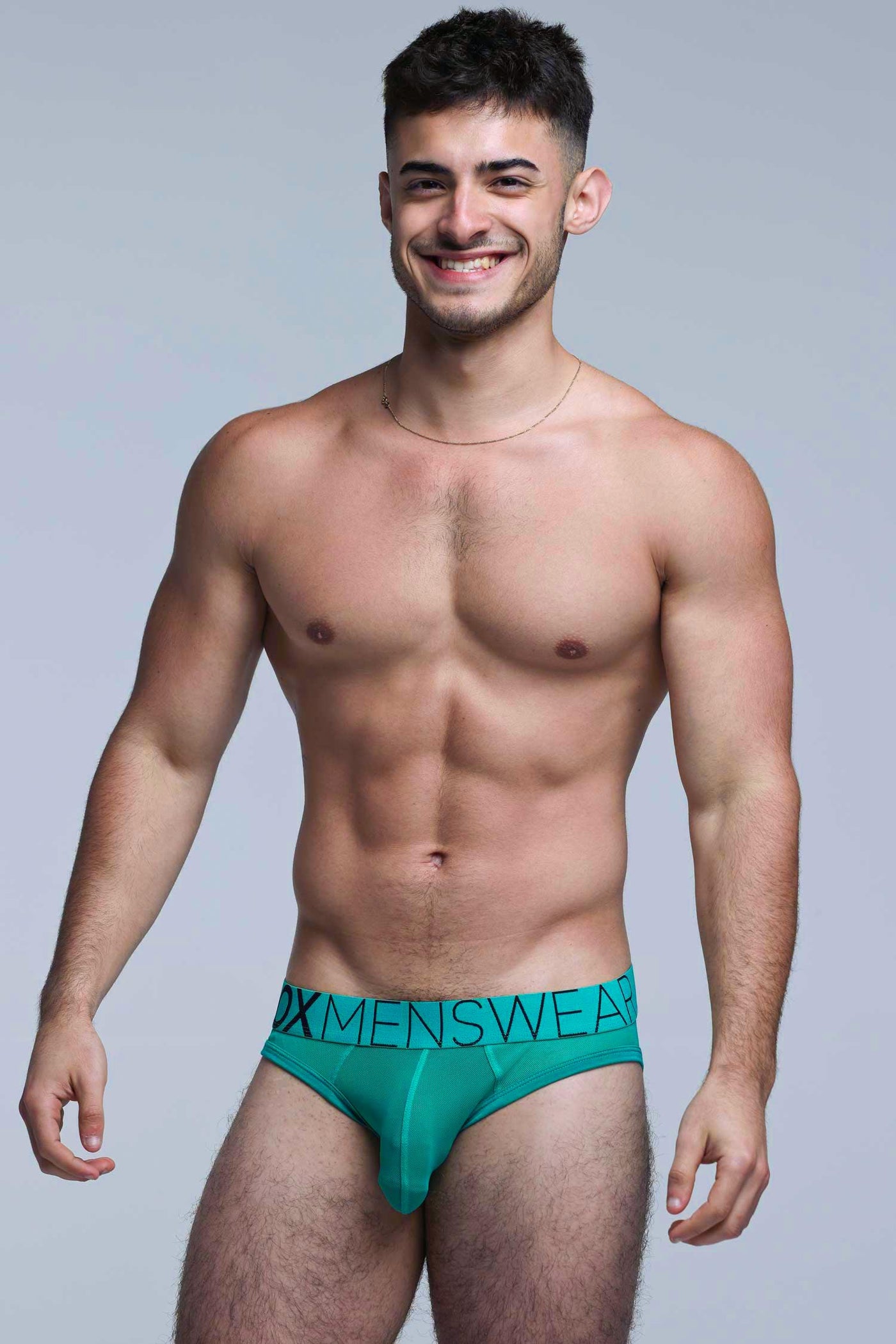 All Over Mesh Briefs - Lucky Lad Green - boxmenswear - {{variant_title}}