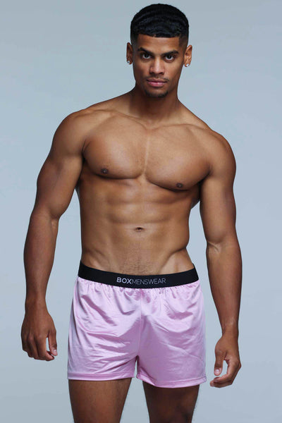 Satin Boxers - Pink Tease - boxmenswear - {{variant_title}}