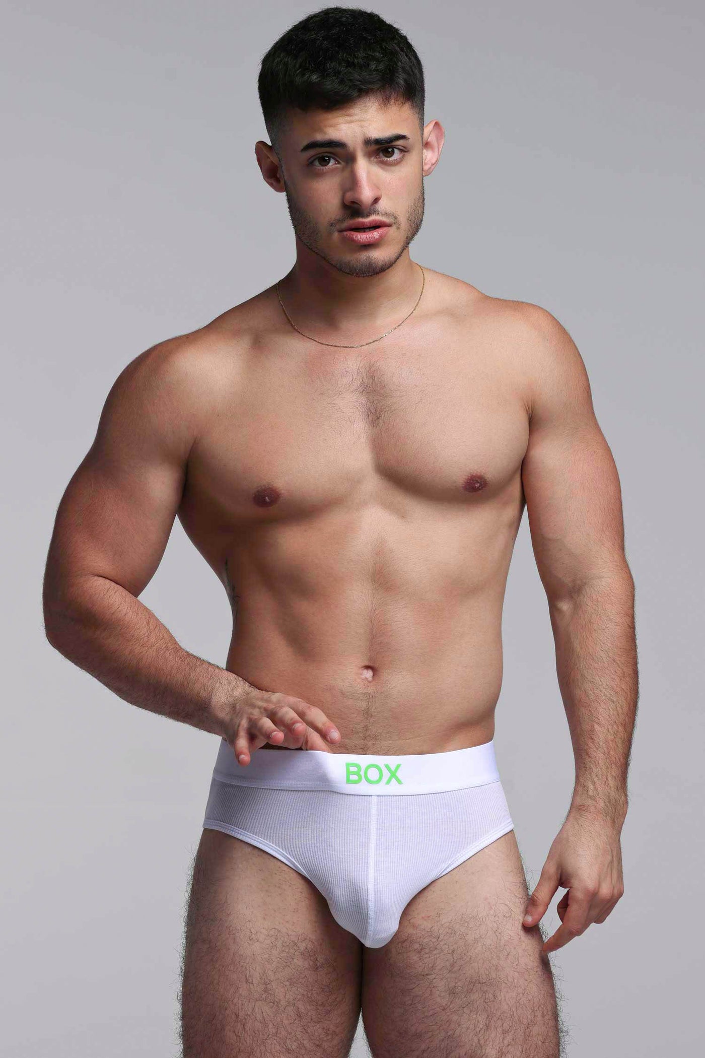 Colour Pop Briefs - White & Green - boxmenswear - {{variant_title}}