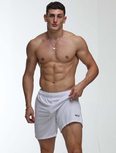 Mens Sports Shorts 2.0 - White - boxmenswear - {{variant_title}}