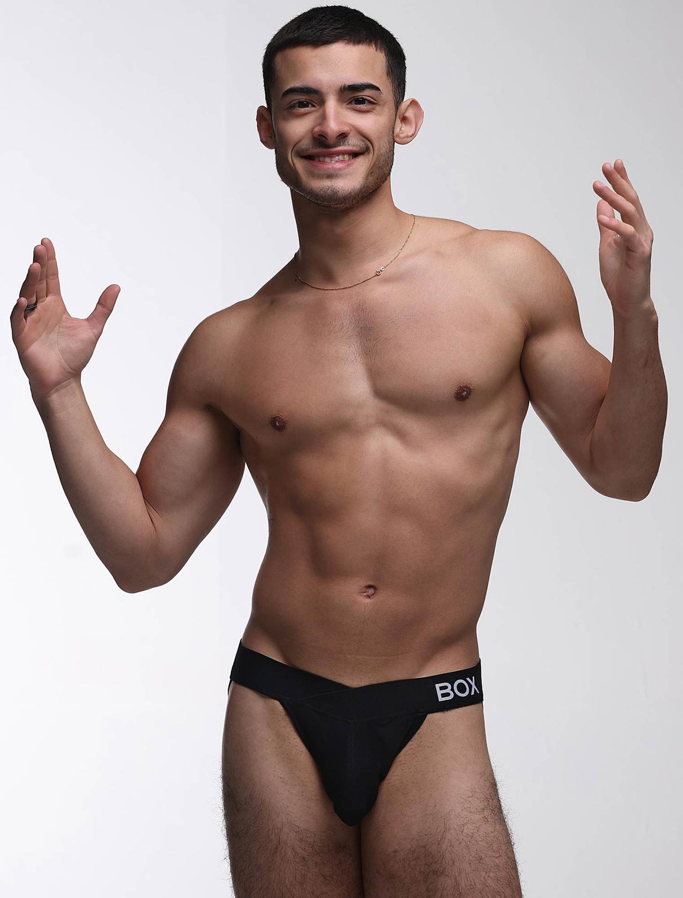 V-Shape Jockstrap - Hard Black - boxmenswear - {{variant_title}}