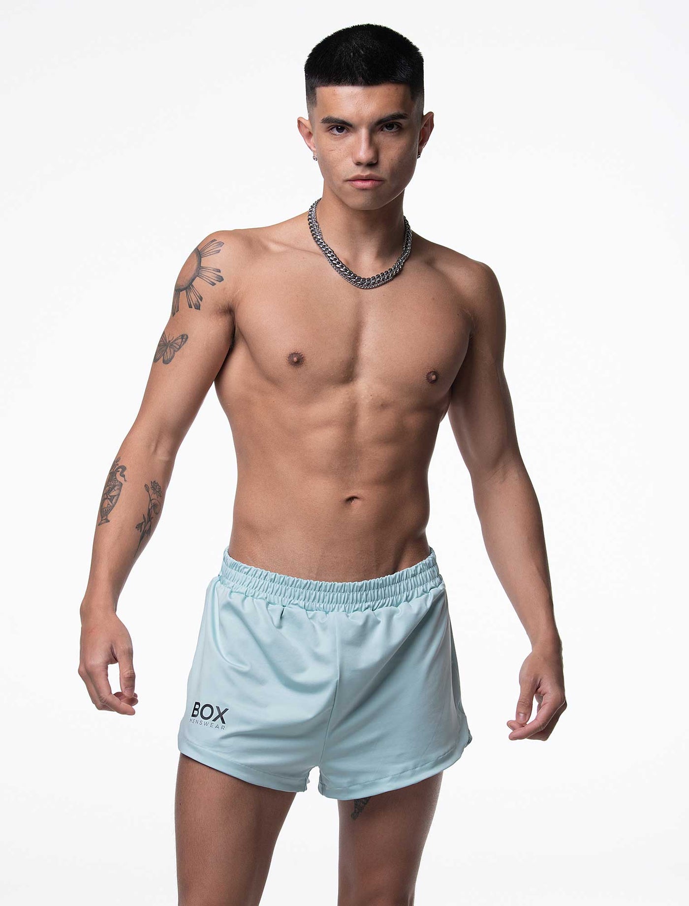 Compound Jock Shorts - Aqua - boxmenswear - {{variant_title}}