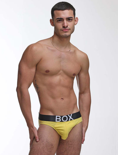 Mens Yellow Briefs - boxmenswear - {{variant_title}}