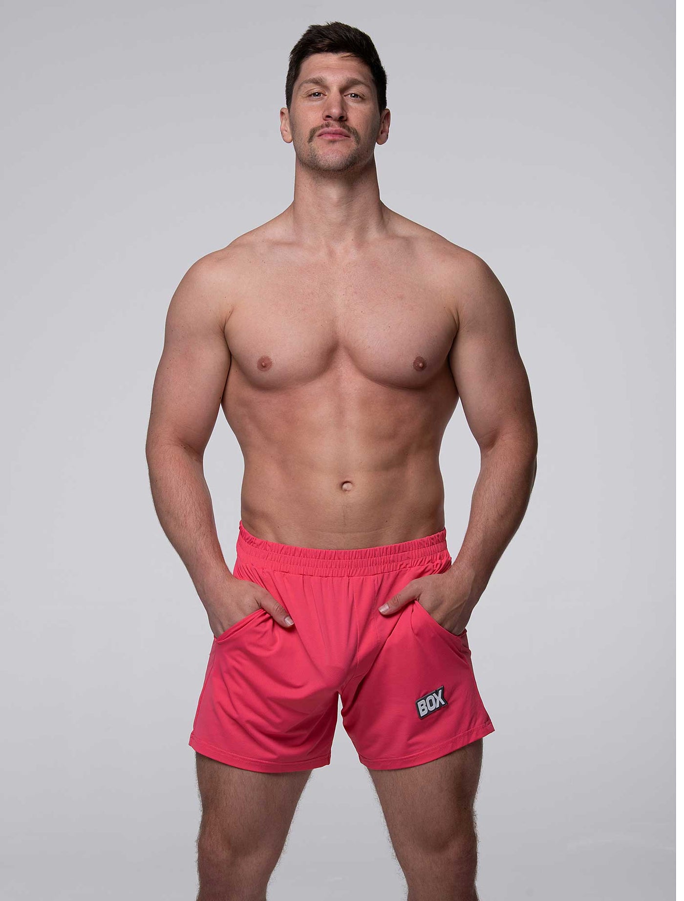 Mesh Football Shorts - Mascot Pink - boxmenswear - {{variant_title}}