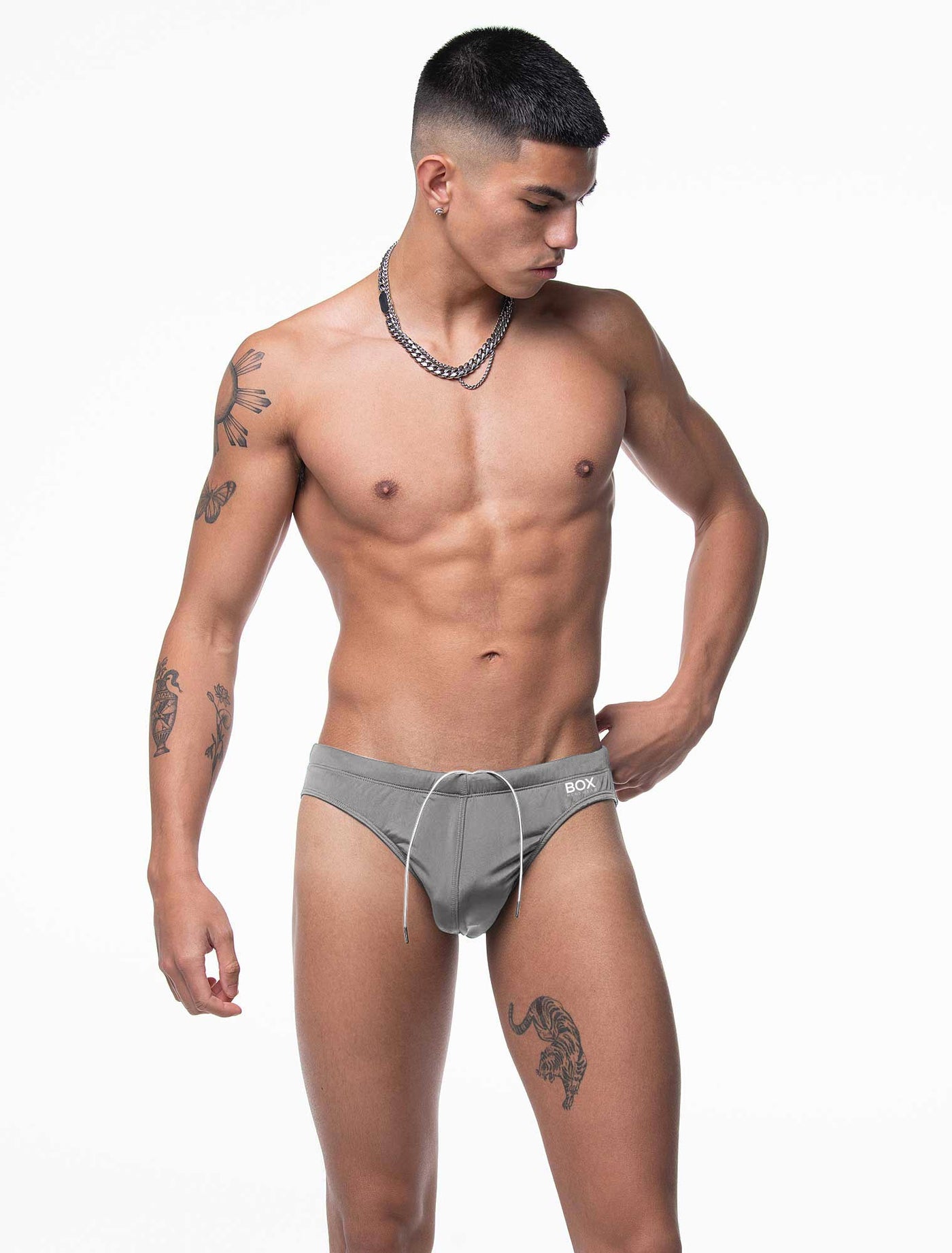 Swimming Trunks - Shoreline Grey - boxmenswear - {{variant_title}}