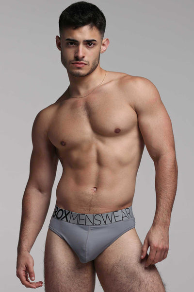 Brazilian Butt Briefs - São Paulo Grey - boxmenswear - {{variant_title}}