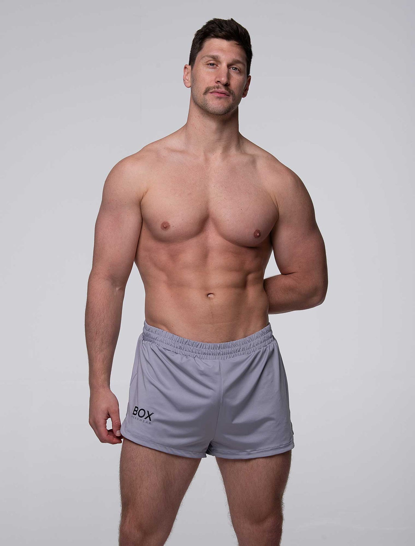 Compound Jock Shorts - Grey - boxmenswear - {{variant_title}}