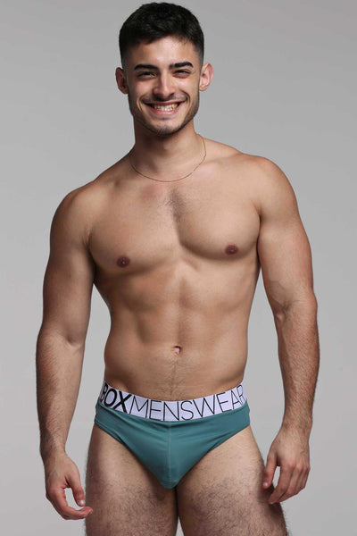 Brazilian Butt Briefs - Amazon Green - boxmenswear - {{variant_title}}
