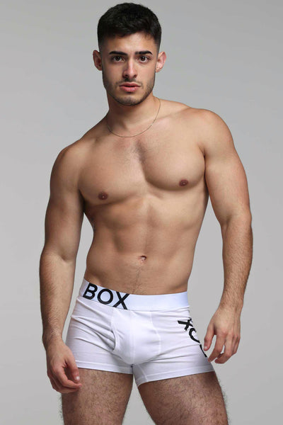 Mens White Boxers - boxmenswear - {{variant_title}}