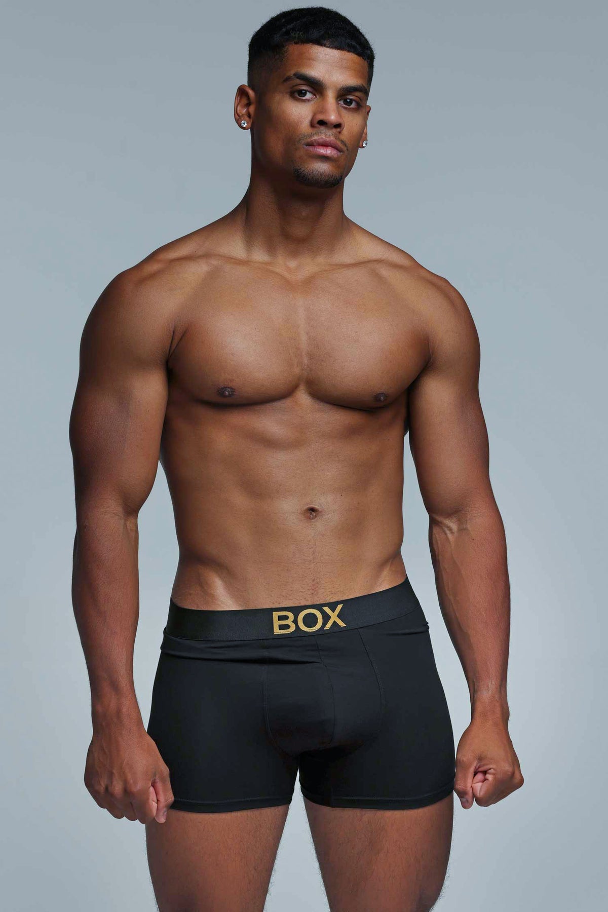 Boxers Made From Modal Metallic Modal Boxers - Black & Gold – boxmenswear