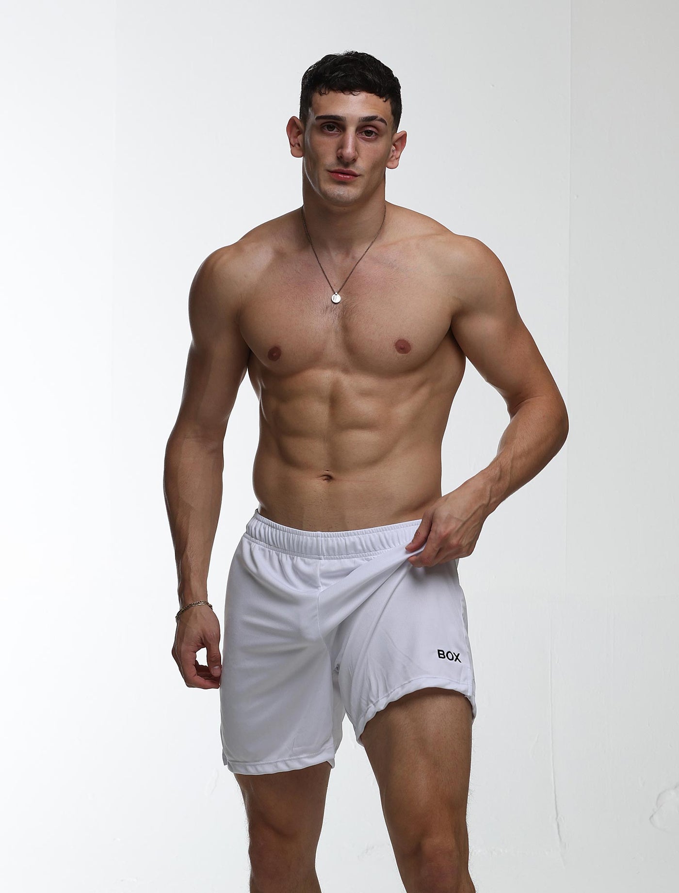 Mens Sports Shorts 2.0 - White - boxmenswear - {{variant_title}}