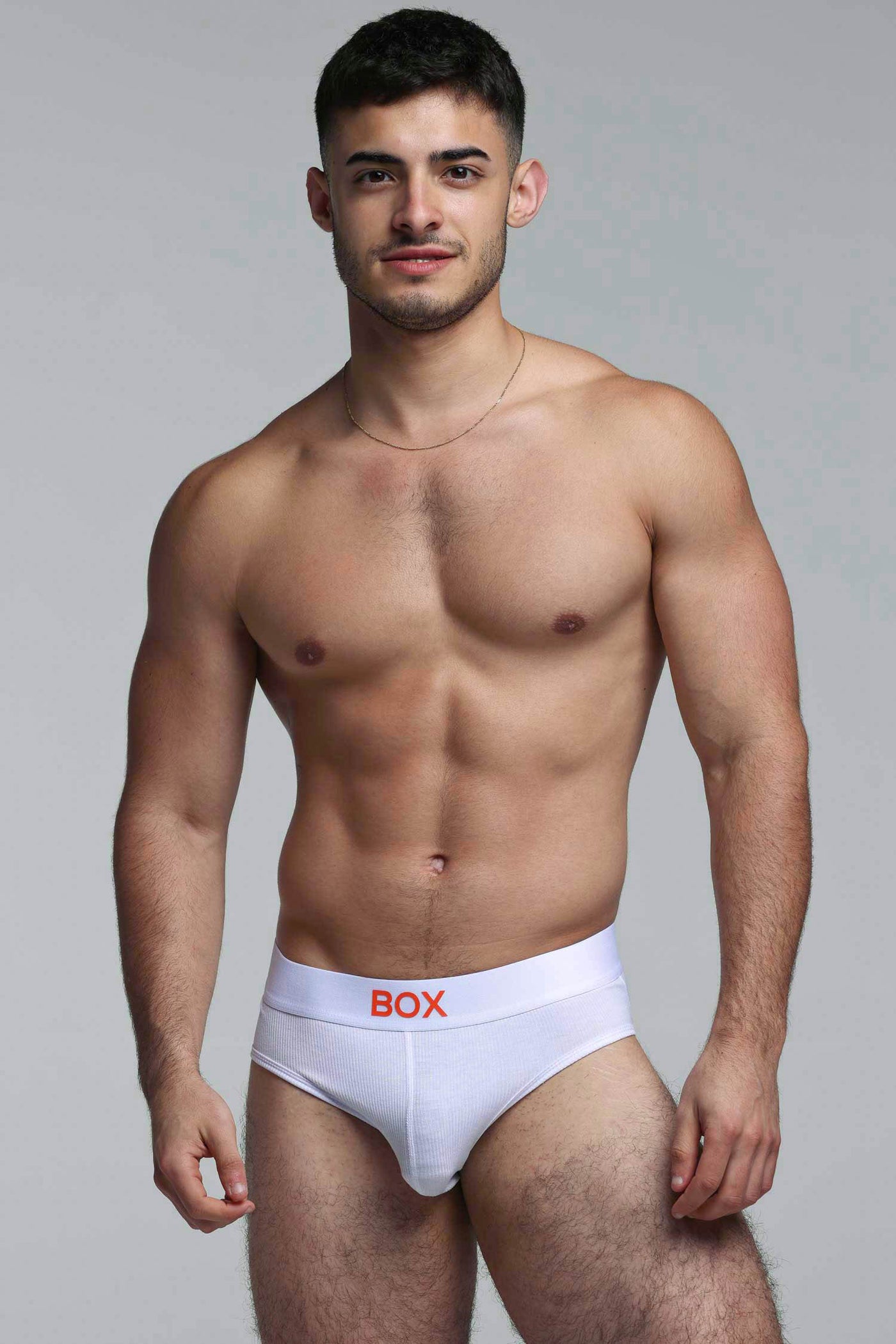 Colour Pop Briefs - White & Orange - boxmenswear - {{variant_title}}