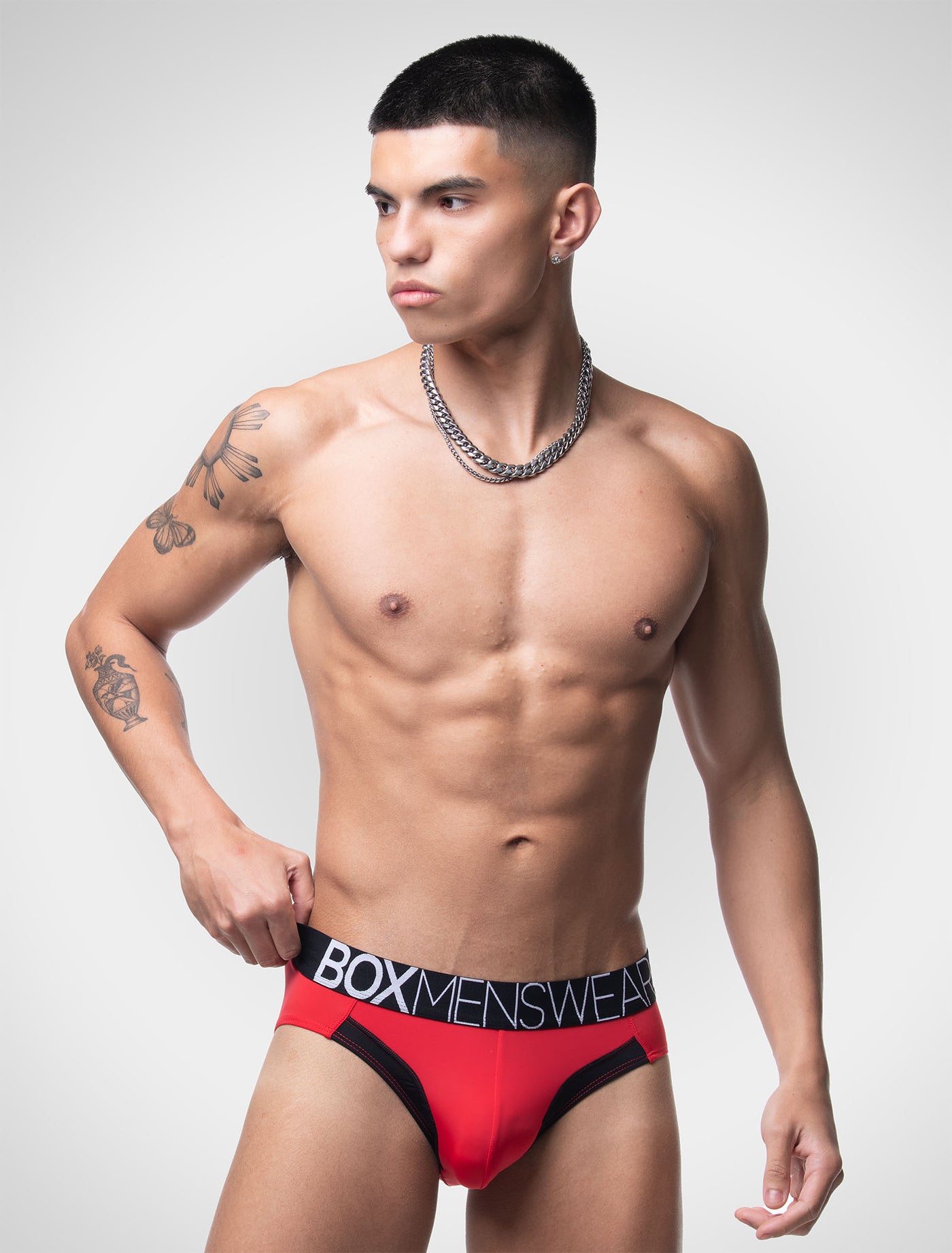 Prince Fit Briefs - Red & Black - boxmenswear - {{variant_title}}