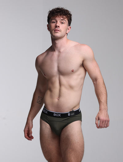 Box x Elliott: Elite Briefs - Chic Khaki - boxmenswear - {{variant_title}}