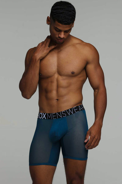 King Fit Mesh Panel - Transparent Crotch: Legion Blue - boxmenswear - {{variant_title}}