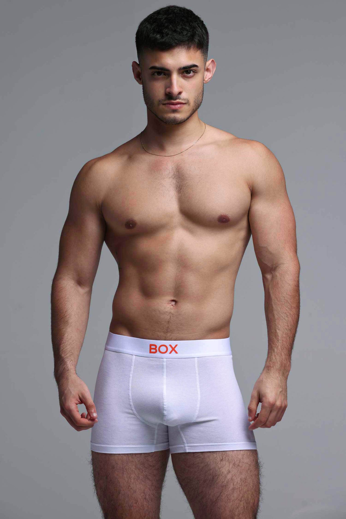 Colour Pop Boxers - White & Orange - boxmenswear - {{variant_title}}