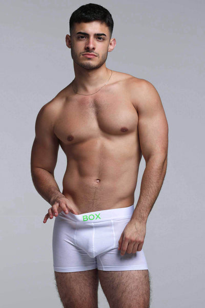 Colour Pop Boxers - White & Green - boxmenswear - {{variant_title}}