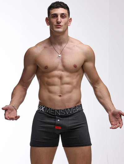Button-up Boxers - Black Gala - boxmenswear - {{variant_title}}