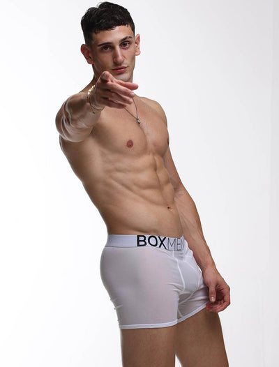 All Over Mesh Boxers - White - boxmenswear - {{variant_title}}