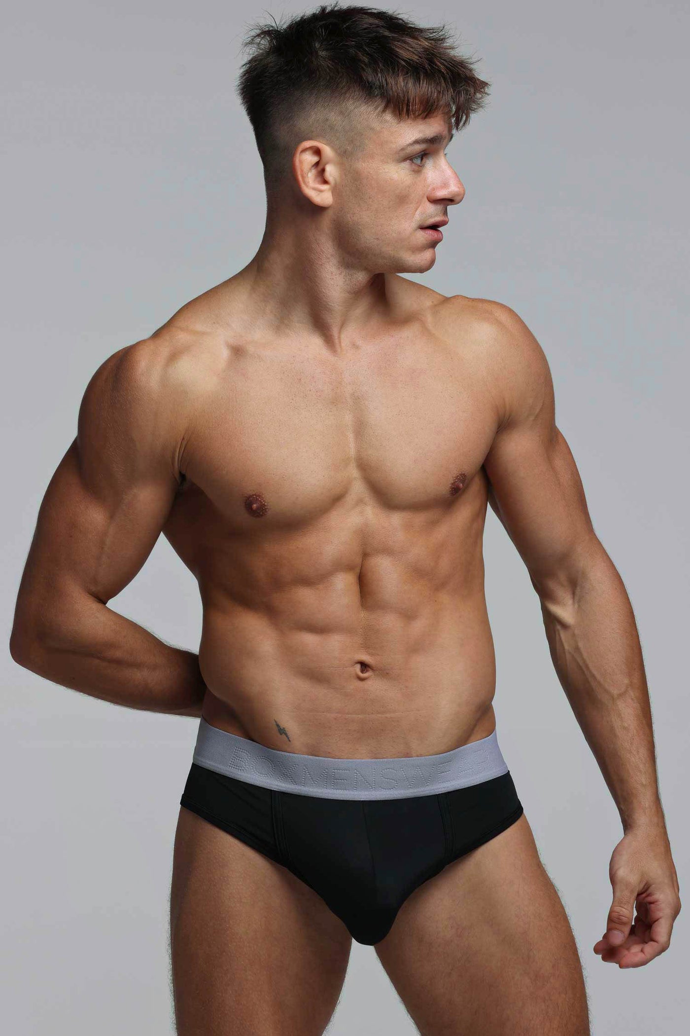 Mesh Panel Briefs - Midnight Milan - boxmenswear - {{variant_title}}