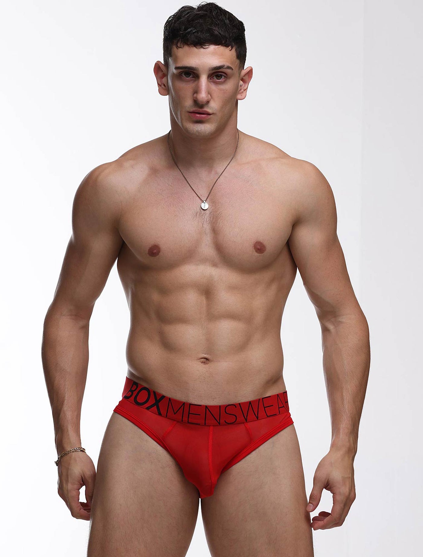 All Over Mesh Briefs - Direct Red - boxmenswear - {{variant_title}}