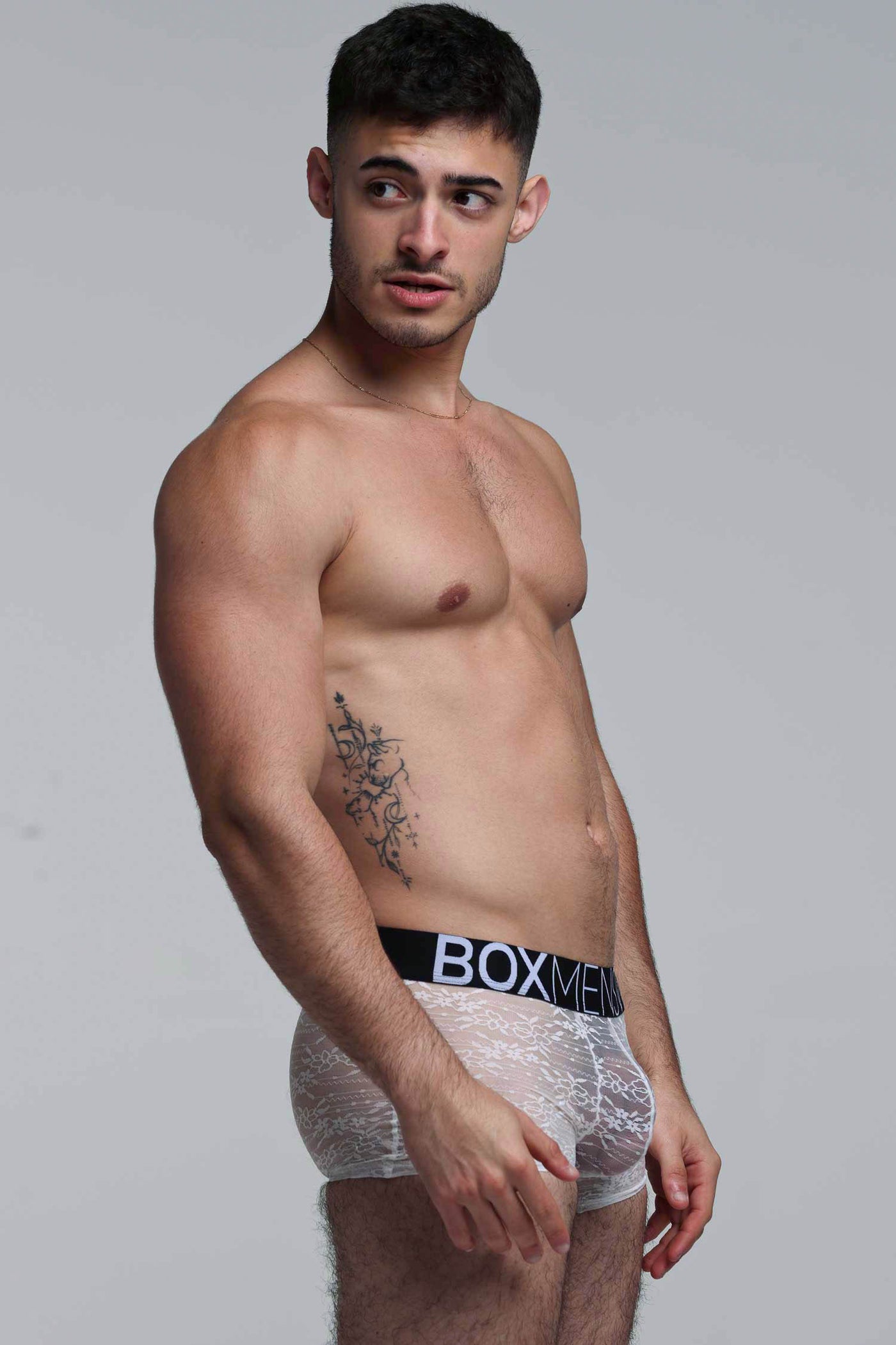 All Over Lace Boxers - White Heat - boxmenswear - {{variant_title}}