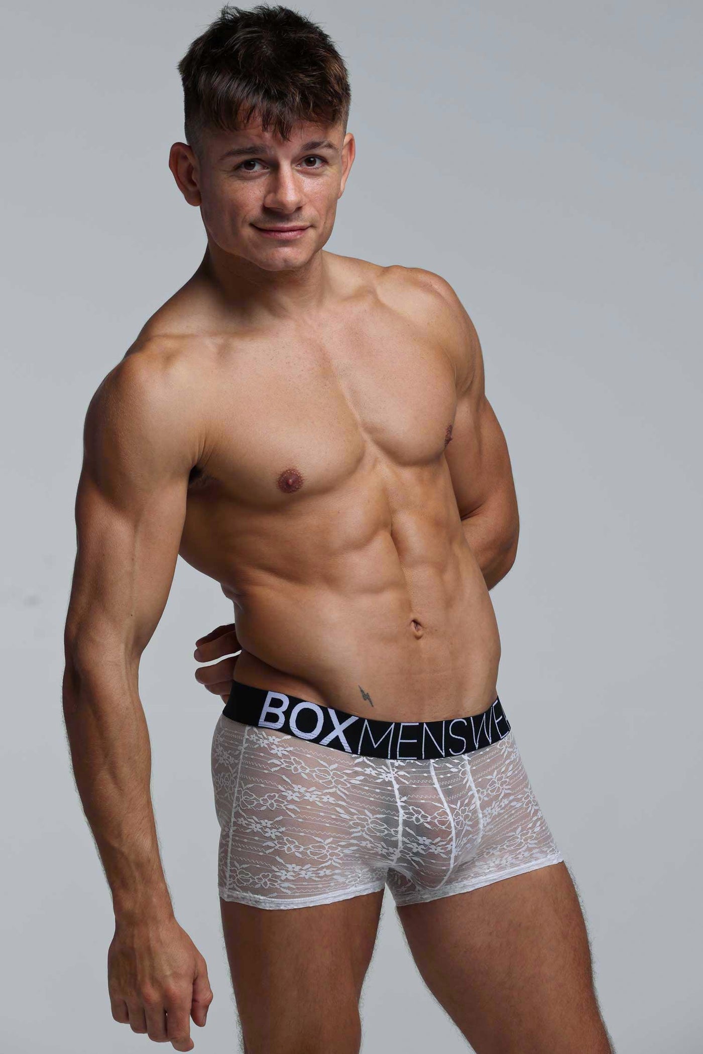 All Over Lace Boxers - White Heat - boxmenswear - {{variant_title}}