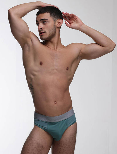 Mesh Panel Briefs - Riviera Teal - boxmenswear - {{variant_title}}