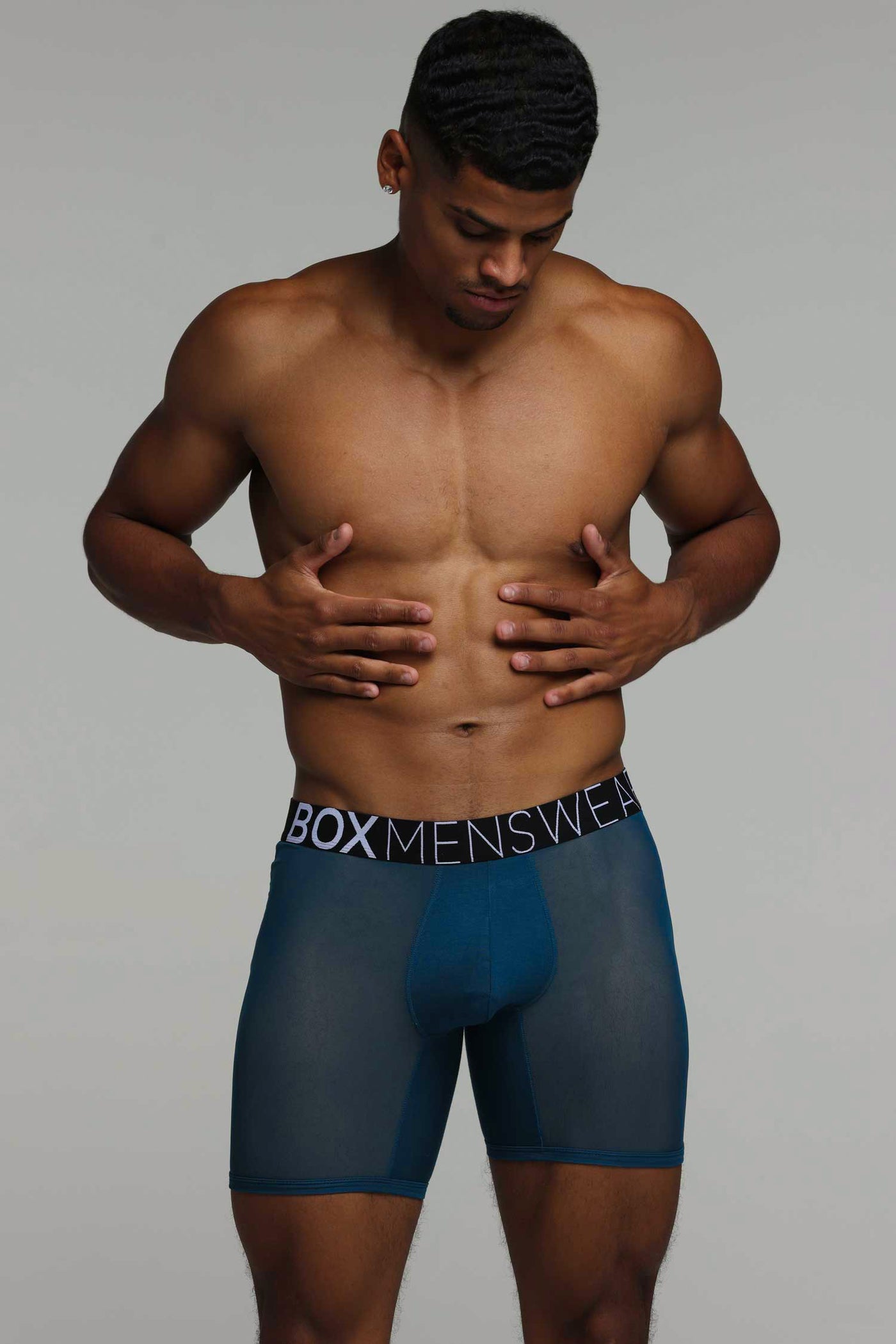 King Fit Mesh Panel - Transparent Crotch: Legion Blue - boxmenswear - {{variant_title}}